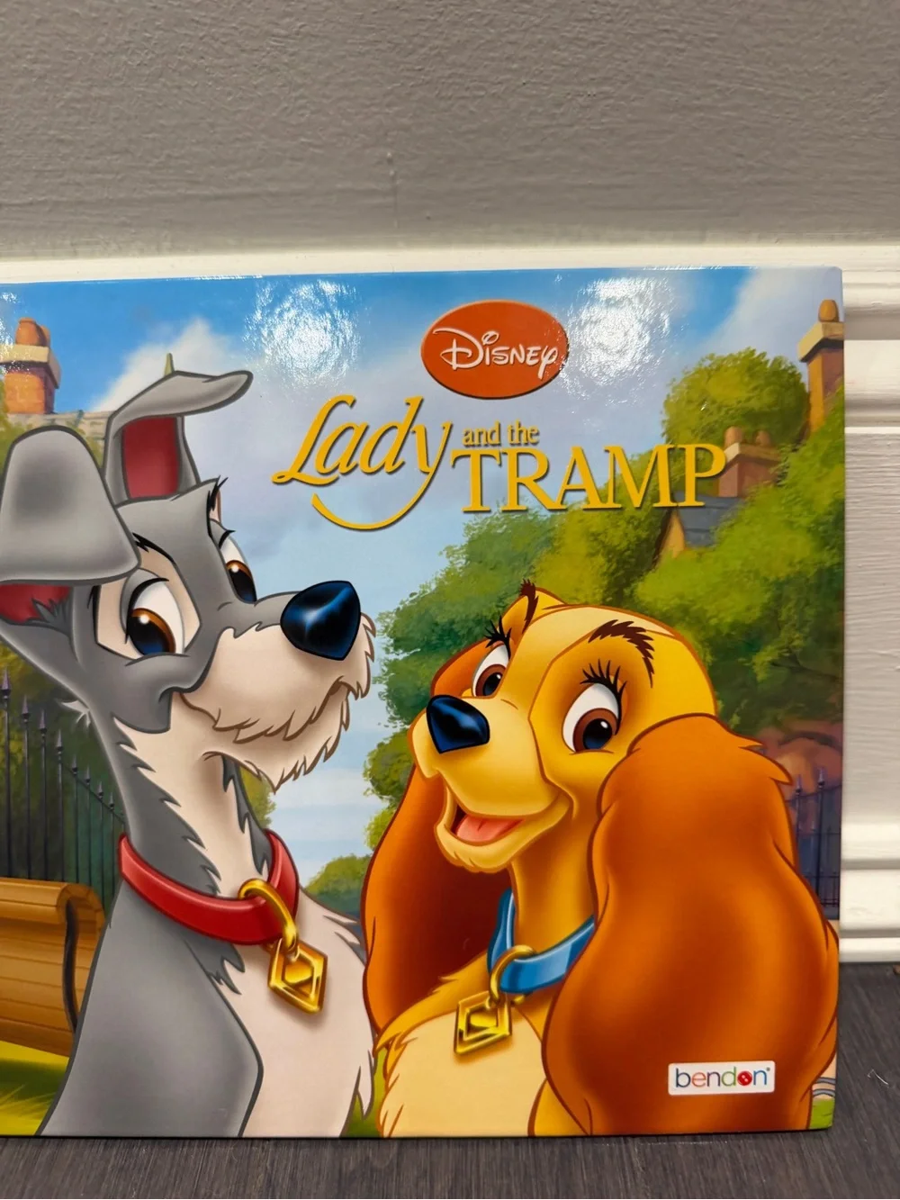 Disney Lady and the Tramp Bendon Hardcover Book Kids Learning